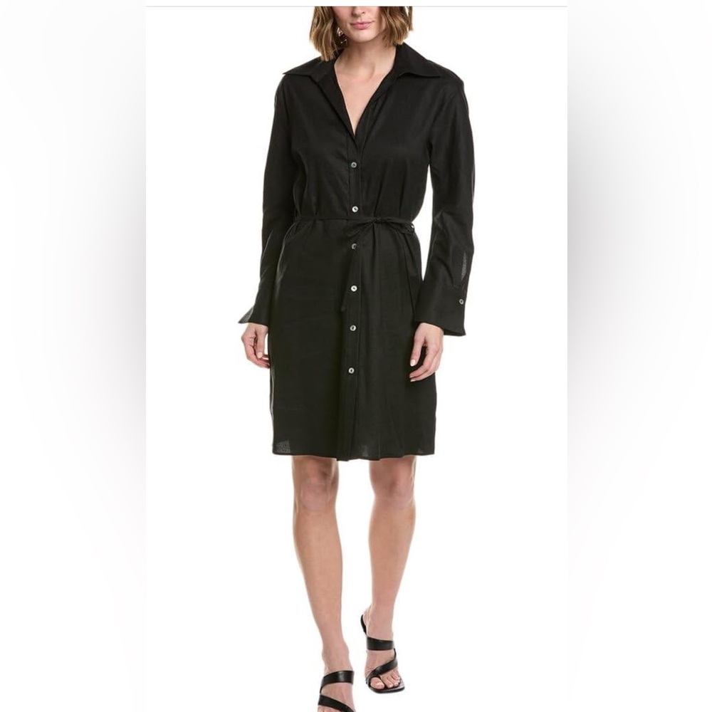 NWT Vince Linen Black Dress
